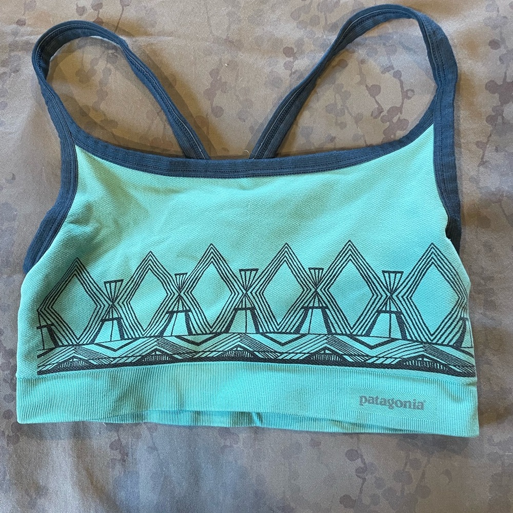 Patagonia Teal Sports Bra